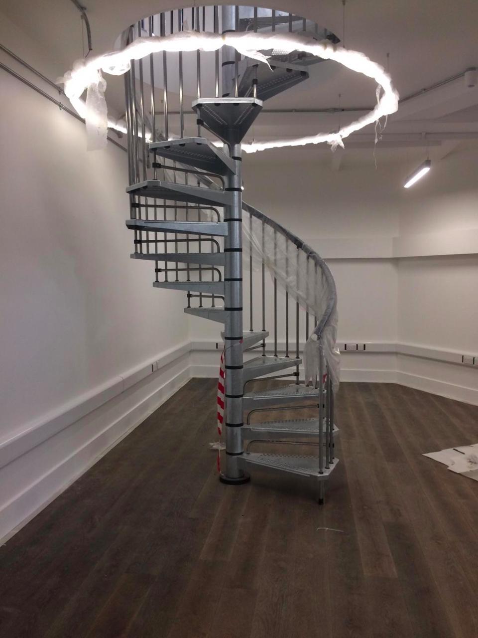 Fabricated Spiral Stairs