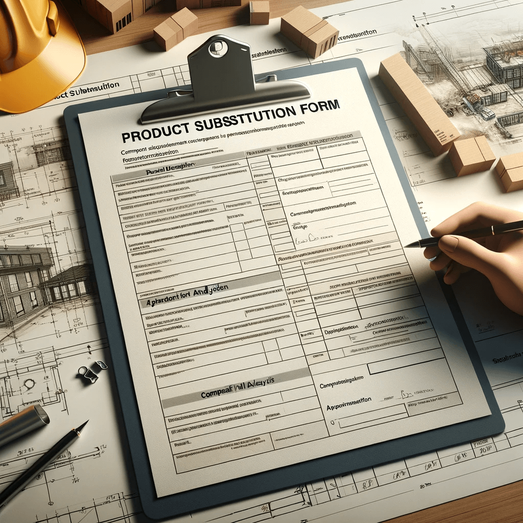 product substitution form