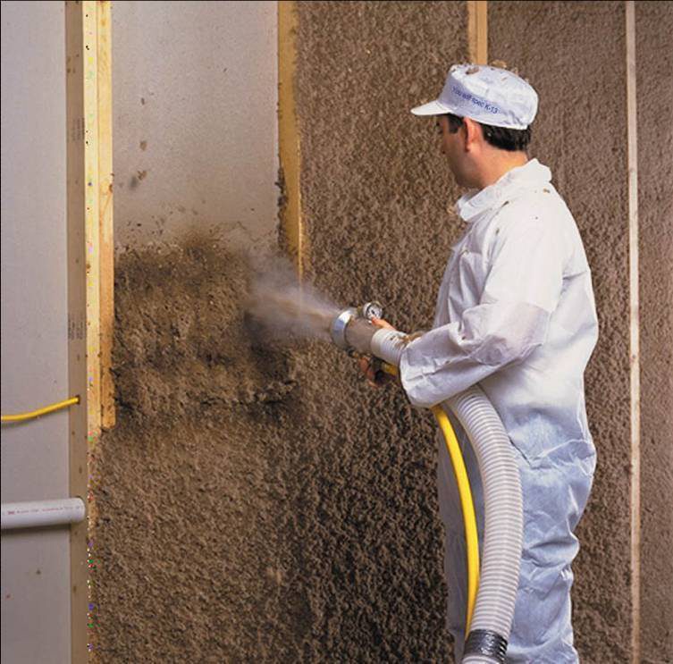 sprayed insulation cellulose