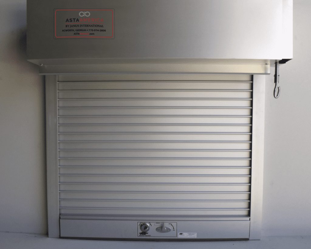 CSI 3-part specification coiling counter shutters