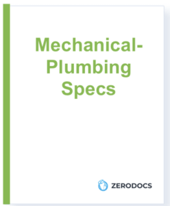 Mechanical-Plumbing-Specs 3 part specifications