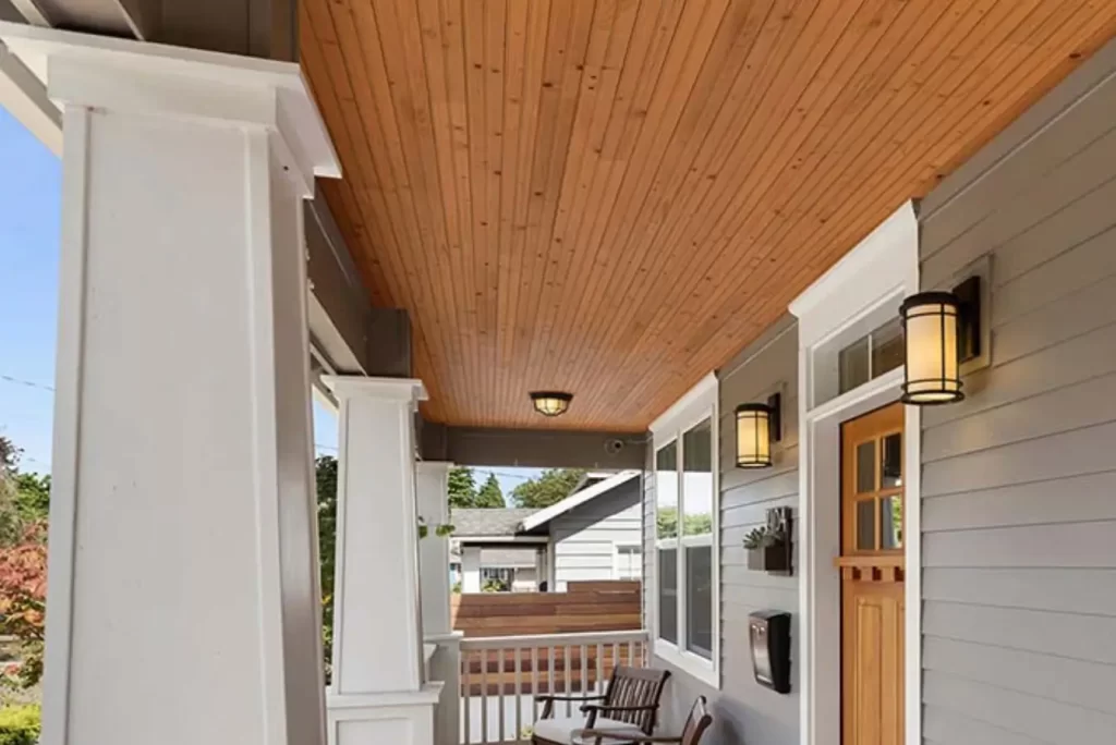 Wood soffits 