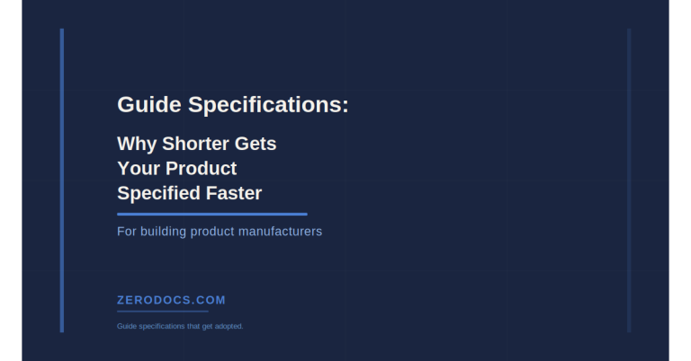 guide specifications